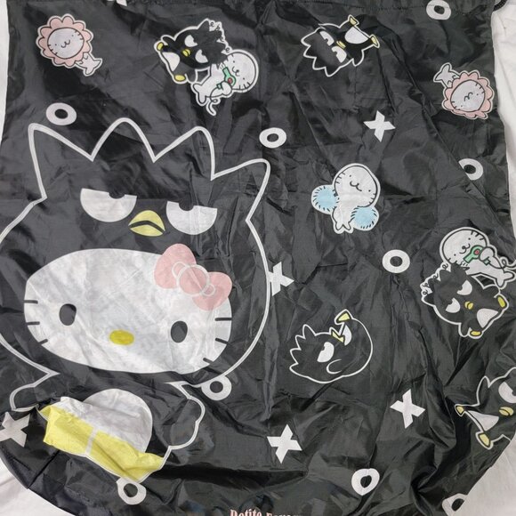 Petite Favor x Hello Kitty Black Large Tote Bag All Over Print Casual Storage - Picture 4 of 11